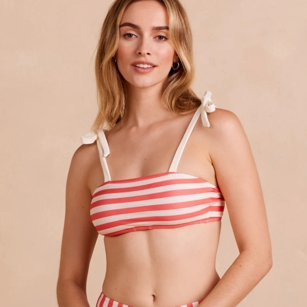 NWT Summersalt The Tie Oasis Bikini Top SZ 8